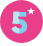 5 star customer service icon