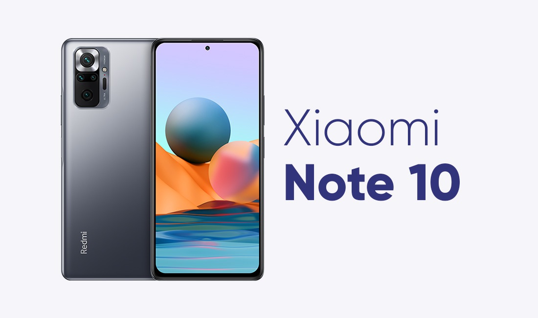 Xiaomi Note 10 Phone front and rear