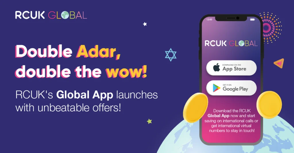 Double Adar, Double Credit! RCUK Global App launches with unbeatable offers. 